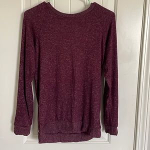 Burgundy sweater
